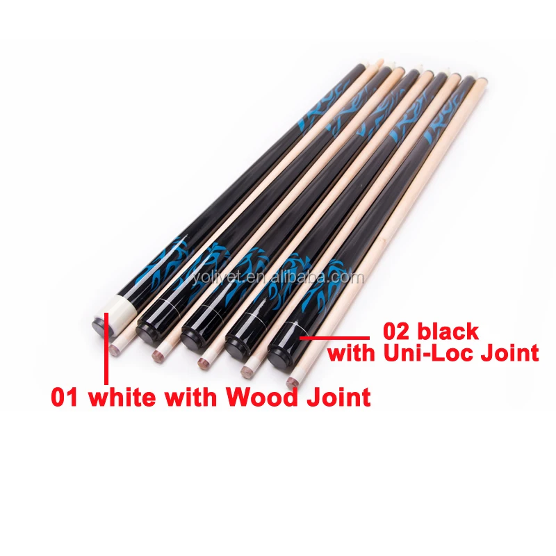 Xmlivet Blue Maple Wood Carom Cues 13mm Billiards Pool Carom Cue Sticks