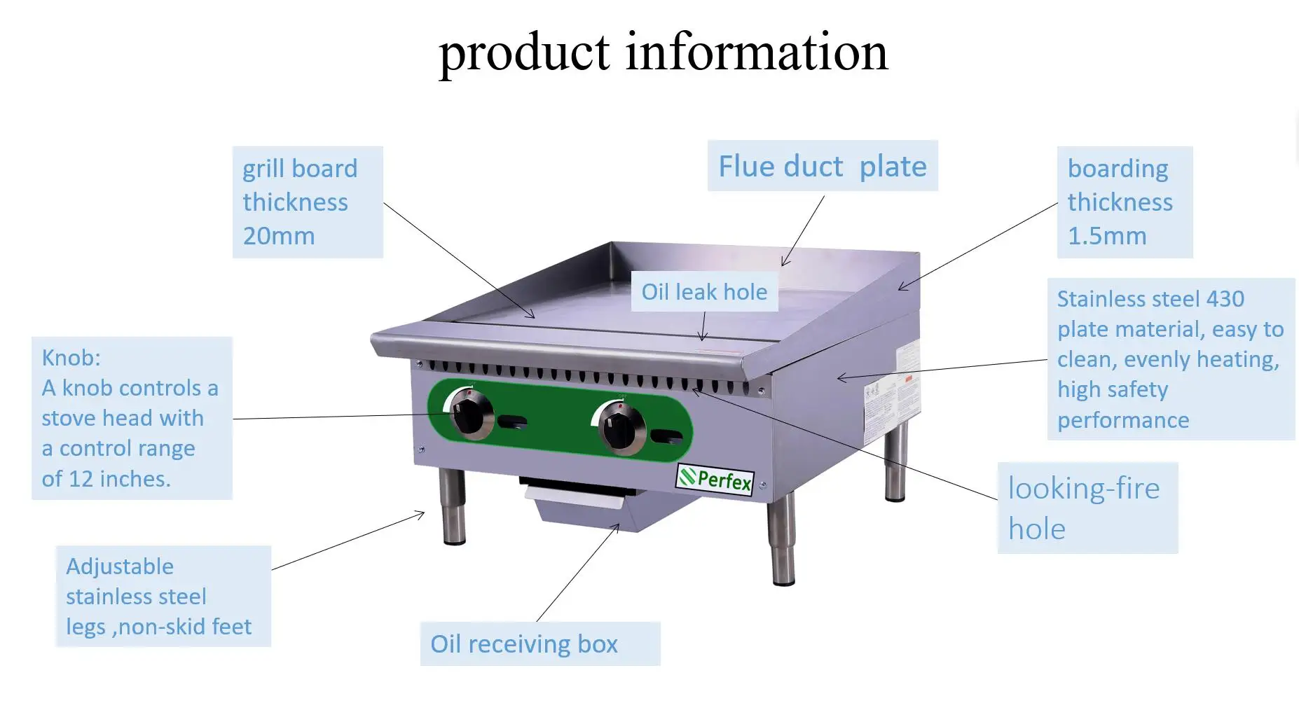 Wholesale Flat Plate 5 Burners Grill Gas Stove Griddle For Restaurant