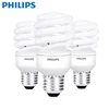 Philips energy-saving bulb spiral e27e14 screw fluorescent lamp household electric super bright daylight thread three primary co