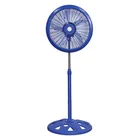 ヘラー 40 センチメートル国家電気台座振動床ファン/チルト/空冷/クーラー/プラスチック/黒ファン