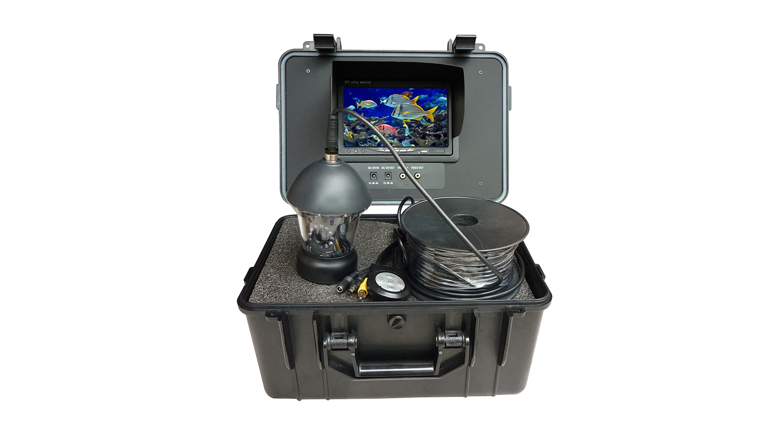 Good Quality Fish Finder 7 Inch Monitor 360 Degree Rotating Underwater  Fishing Camera Kit With 12pcs White Led Lights - Buy Underwater Fishing  Camera,360 Degree Rotating Underwater Fishing Camera,Fish Finder Product on
