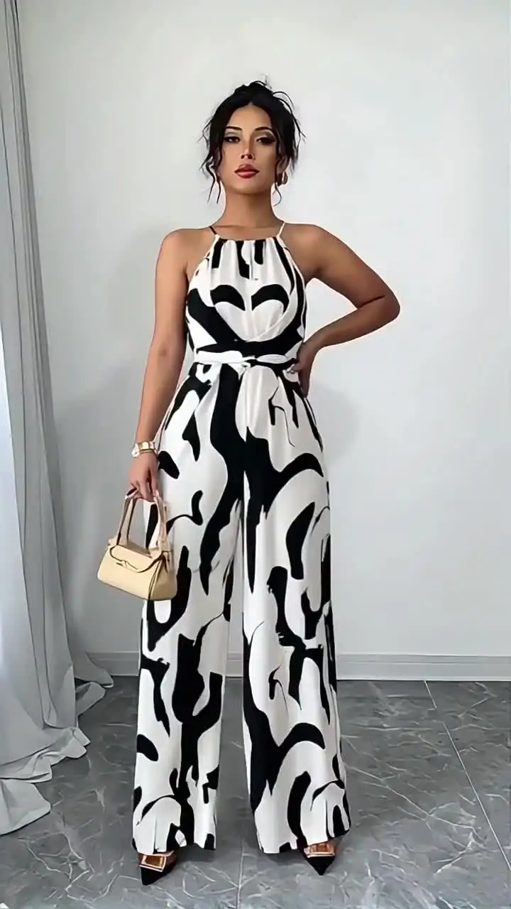 2026 Women Summer New Solid Color V-neck Loose Lady Elegant Ruffle Short  Sleeve Slim Waist Patchwork A-line Midi Casual Dress