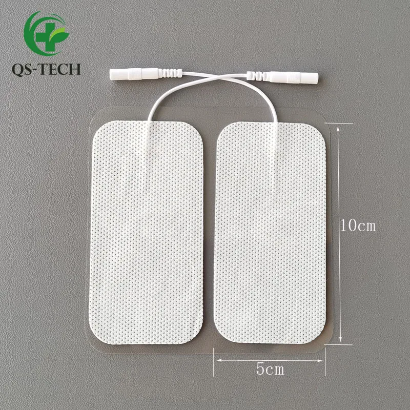 Tens Unit Electrodes 2x4" Rectangular Electrode For Tens Massage Ems Electrical Stimulation
