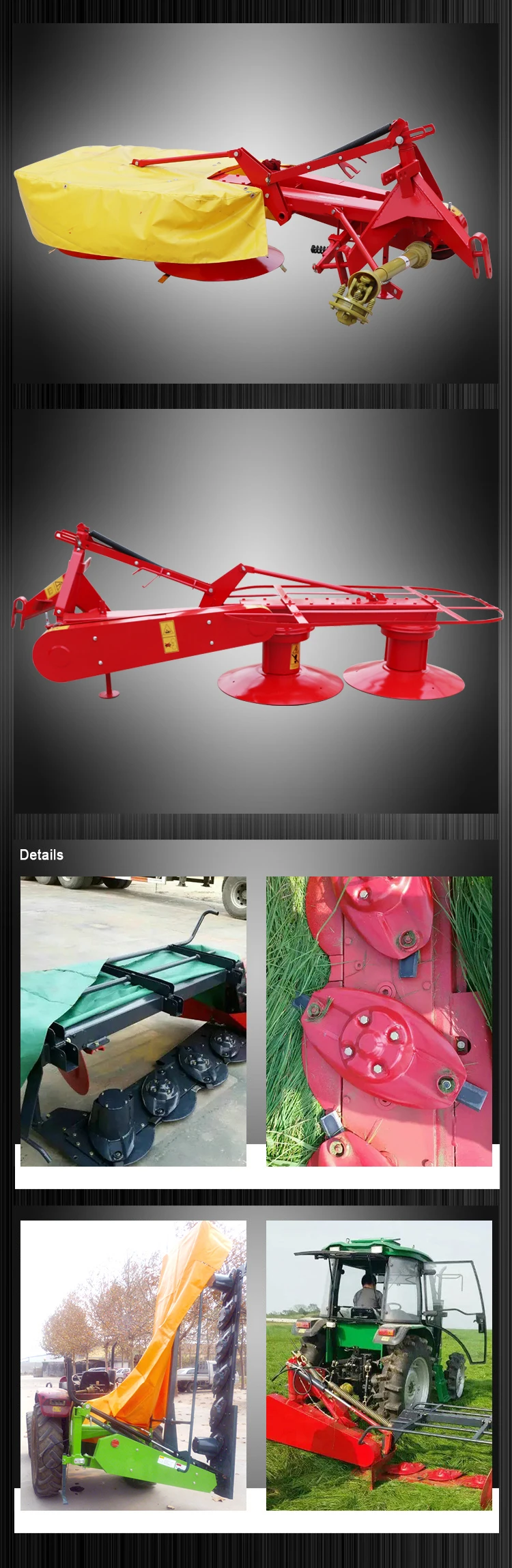 Drum Mowers For Hay Drum Mower For Tractor Agricultural Drum Mower