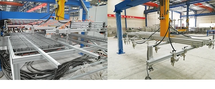 Double wire fence welding machine