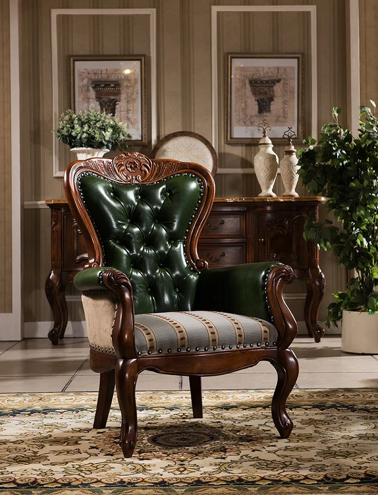 实木框架雕刻阿拉伯语沙发套装设计gh207