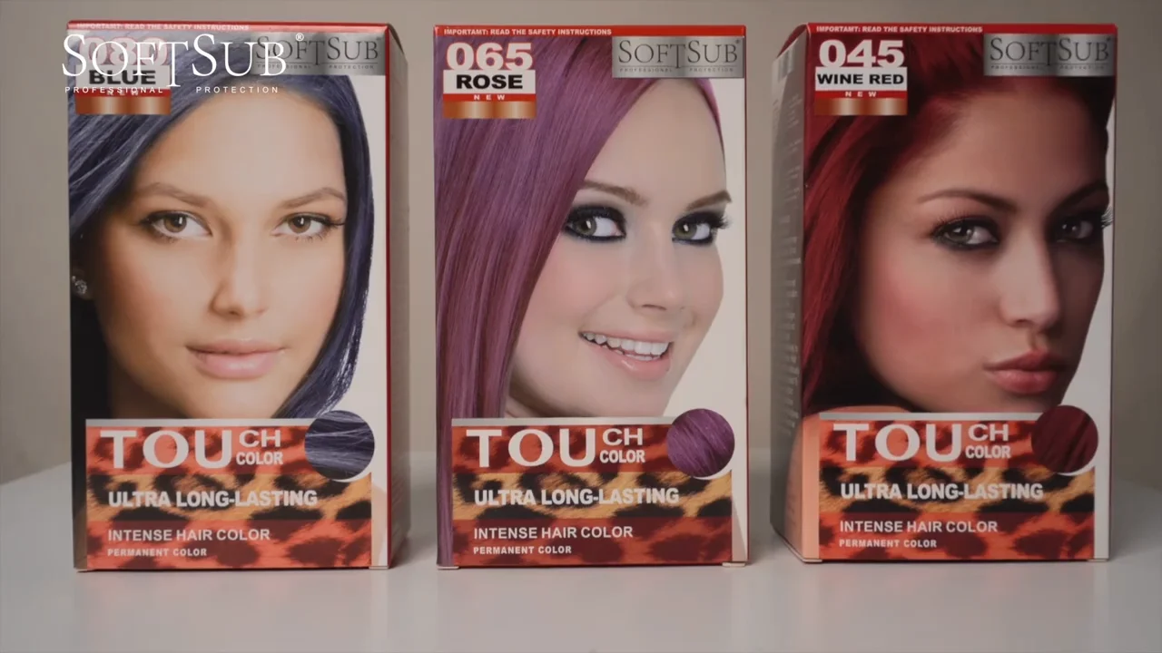 Oem Touch Color Permanent Hair Tinte Hair Dye Cream Ammonia Free