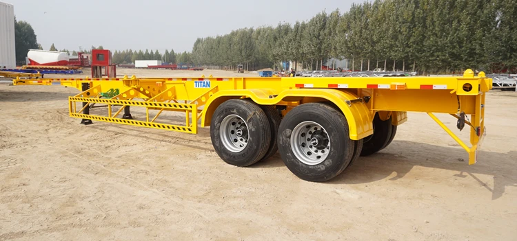 多式联运集装箱底盘 | 2轴骨架半挂车在苏丹出售