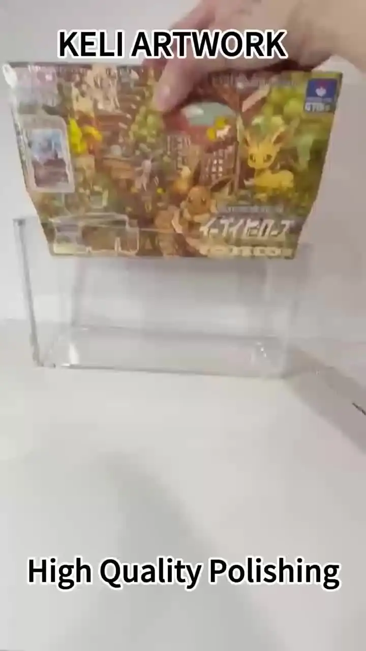 Custom Acrylic Display Case for Pokémon Cards - Strong Magnetic