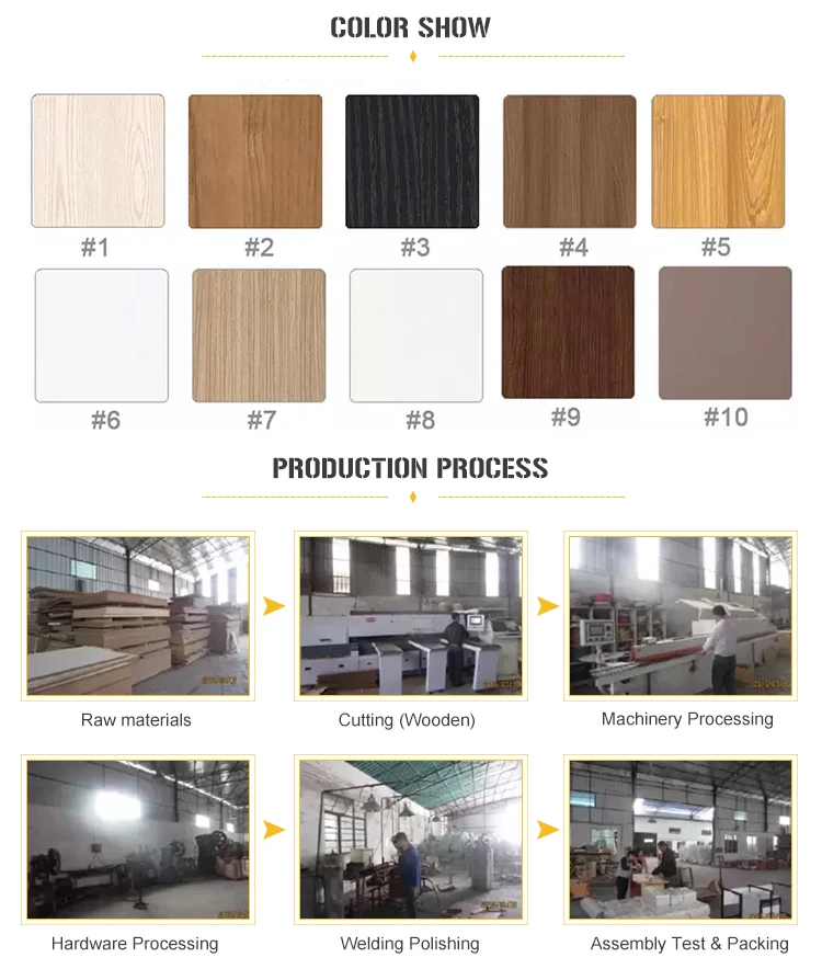The most fashionable modern 2 persons in the movable cabinet office furniture from china