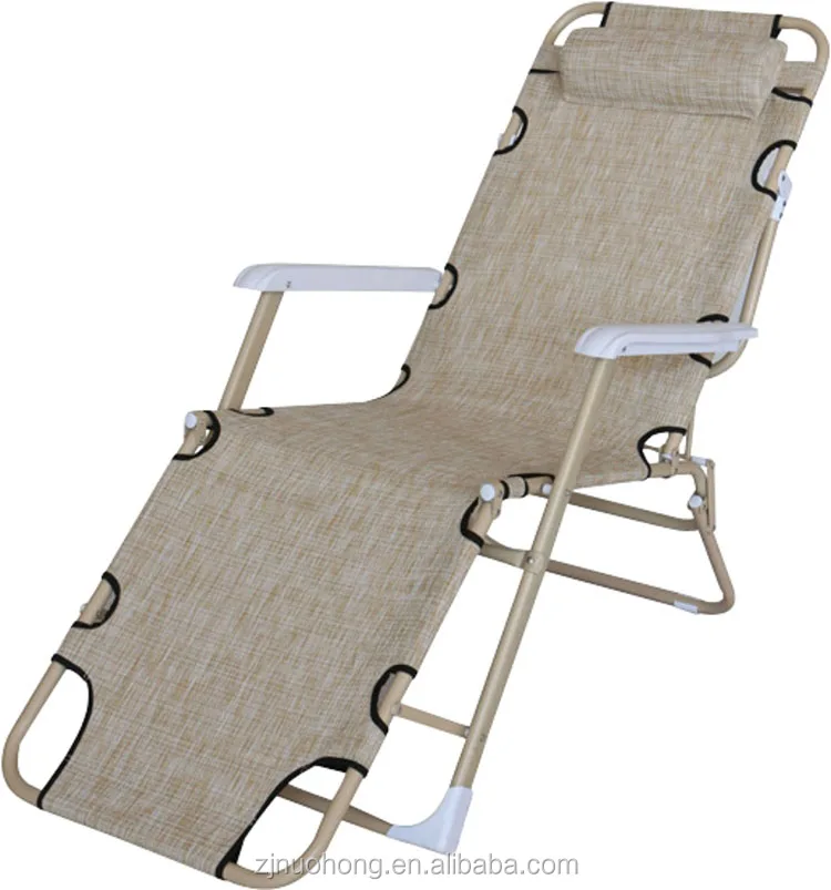 
portable foldable beach chair and bed outdoor camping chair with handle 