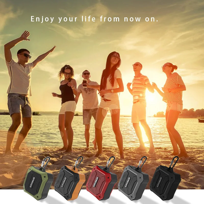 KAYINOW DF-520V High Quality IPX7 Waterproof and Shockproof Portable Bluetooth Speaker for Outdoor Sport - ANKUX.COM