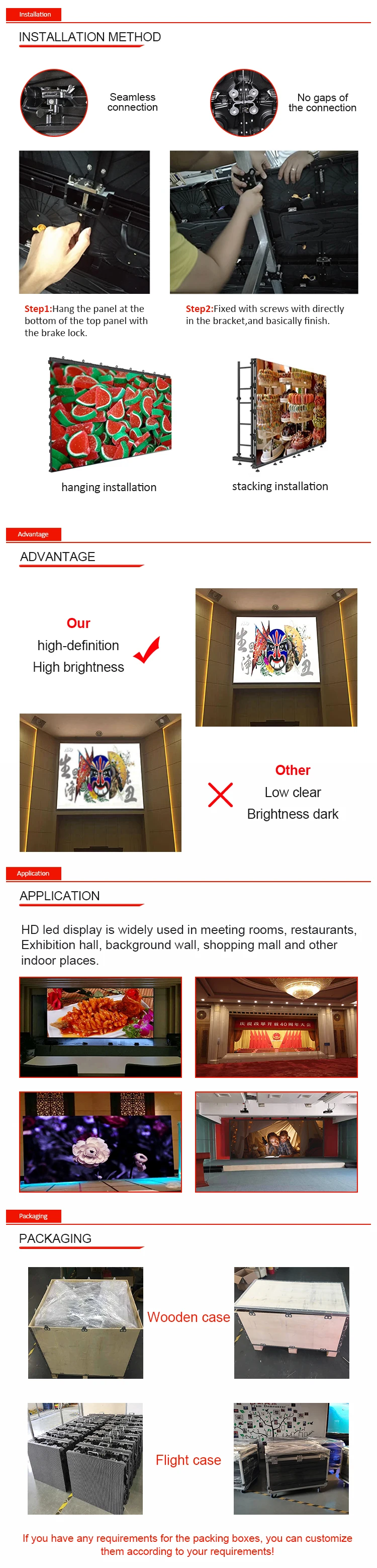 indoor dj led video wall