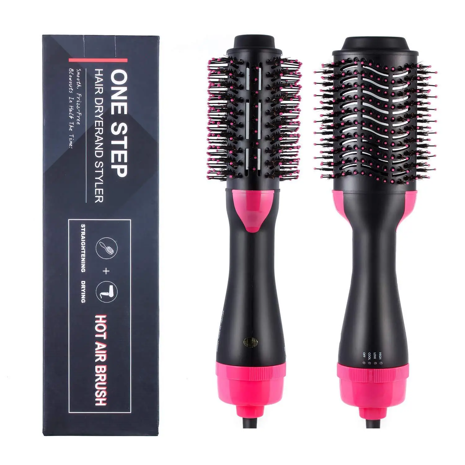 Omg Hot Iron Comb Hair Straightener Curler Peine Rizador Hot Air Brush ...