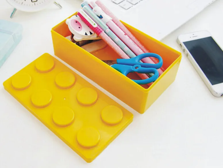 A1935 Rectangle Stackable Plastic Storage Box for Building Blocks and ...