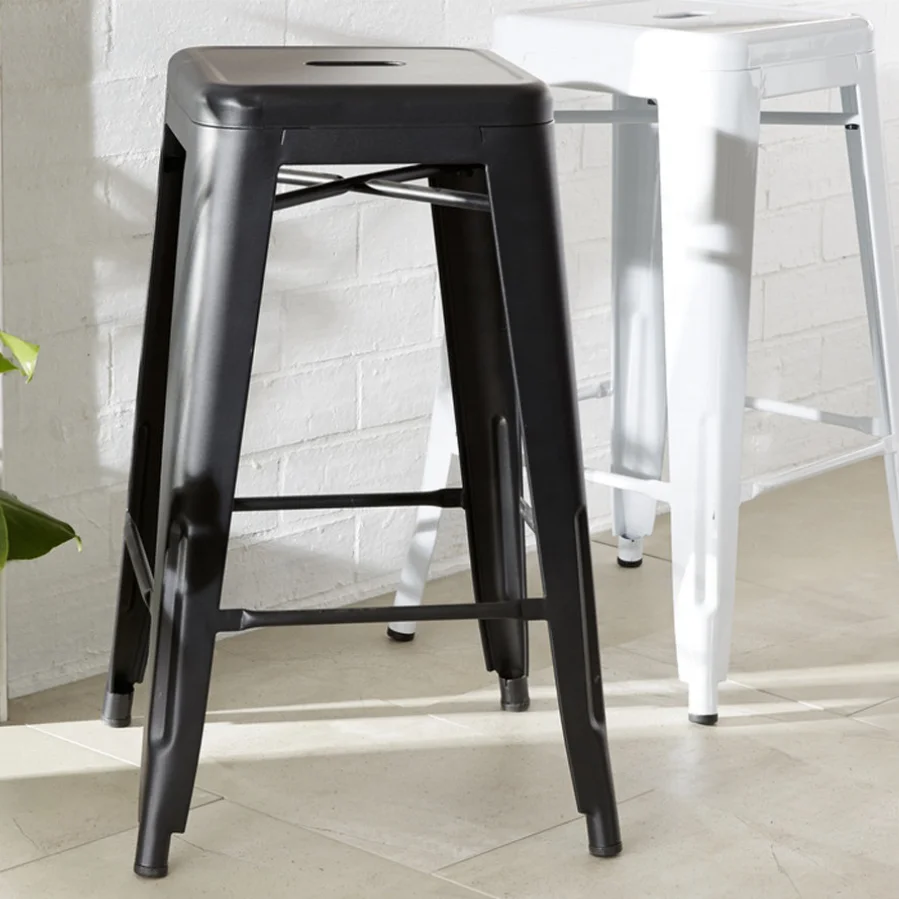 Black Color Metal Bar Stool Modern Bar Chairs - Buy Metal Bar Stool,Bar