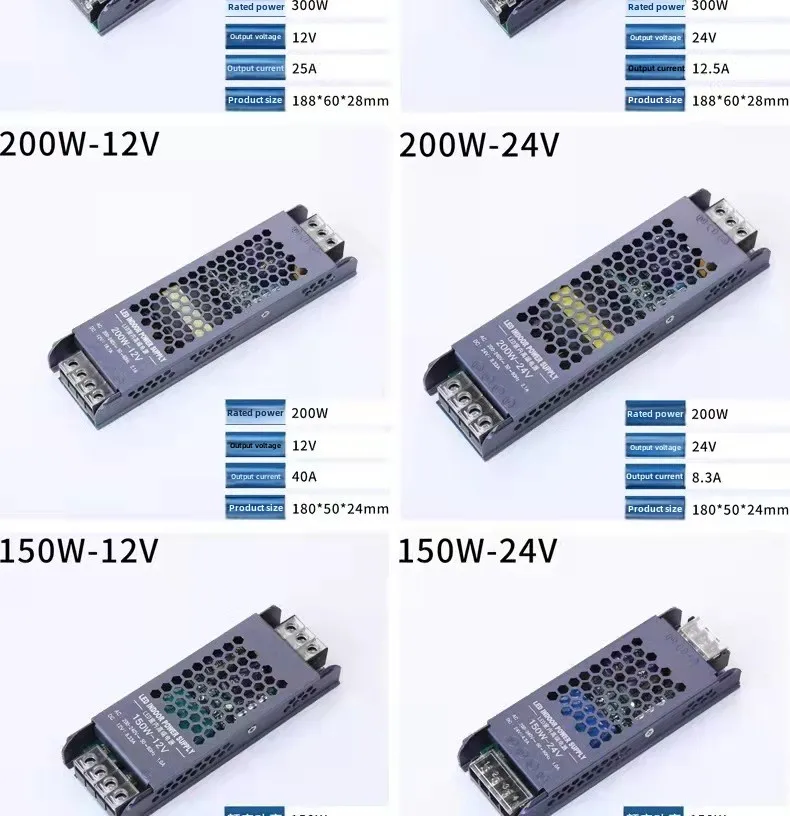 King Kong Silent Light Box Transformer LED Line Light Switching Power ...