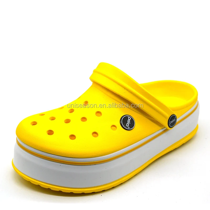 Latest Design Flower Eva Garden Clogs For Woman High Platform Eva Clog