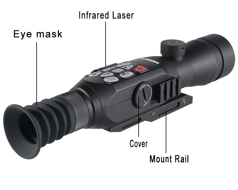 Ziyouhu 3.9x Magnification Digital Infrared Night Vision Wifi Supported