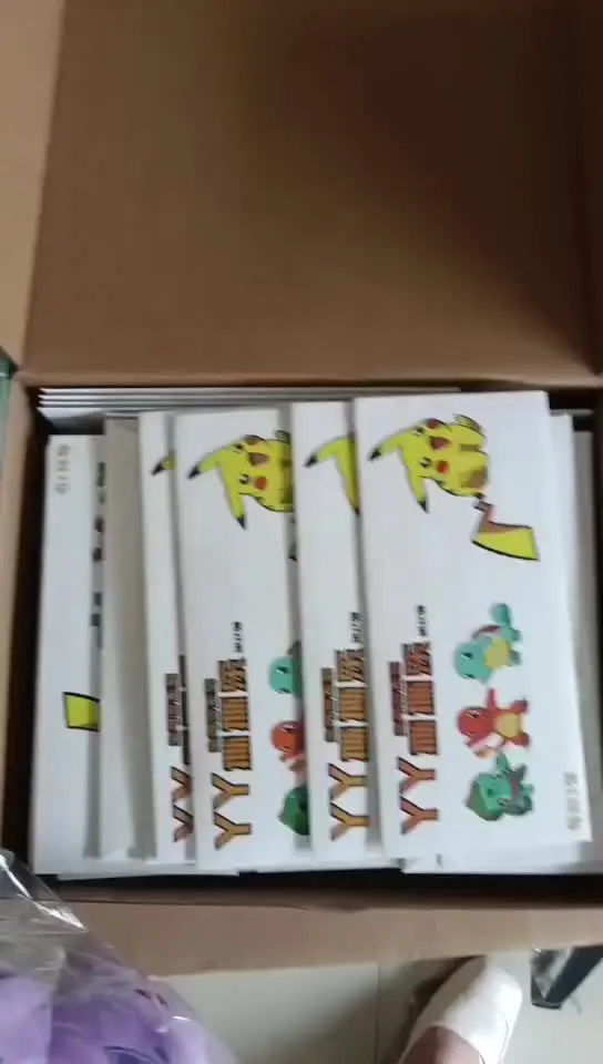 Genuine Pokemoned PTCG Card Four Square Connection Gift Box Pikachu  Collectible Training Collectors Trading card Gifts
