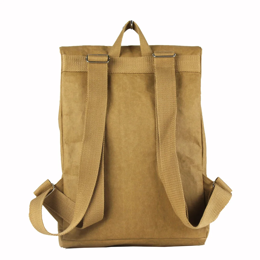 最新设计可水洗牛皮纸背包包