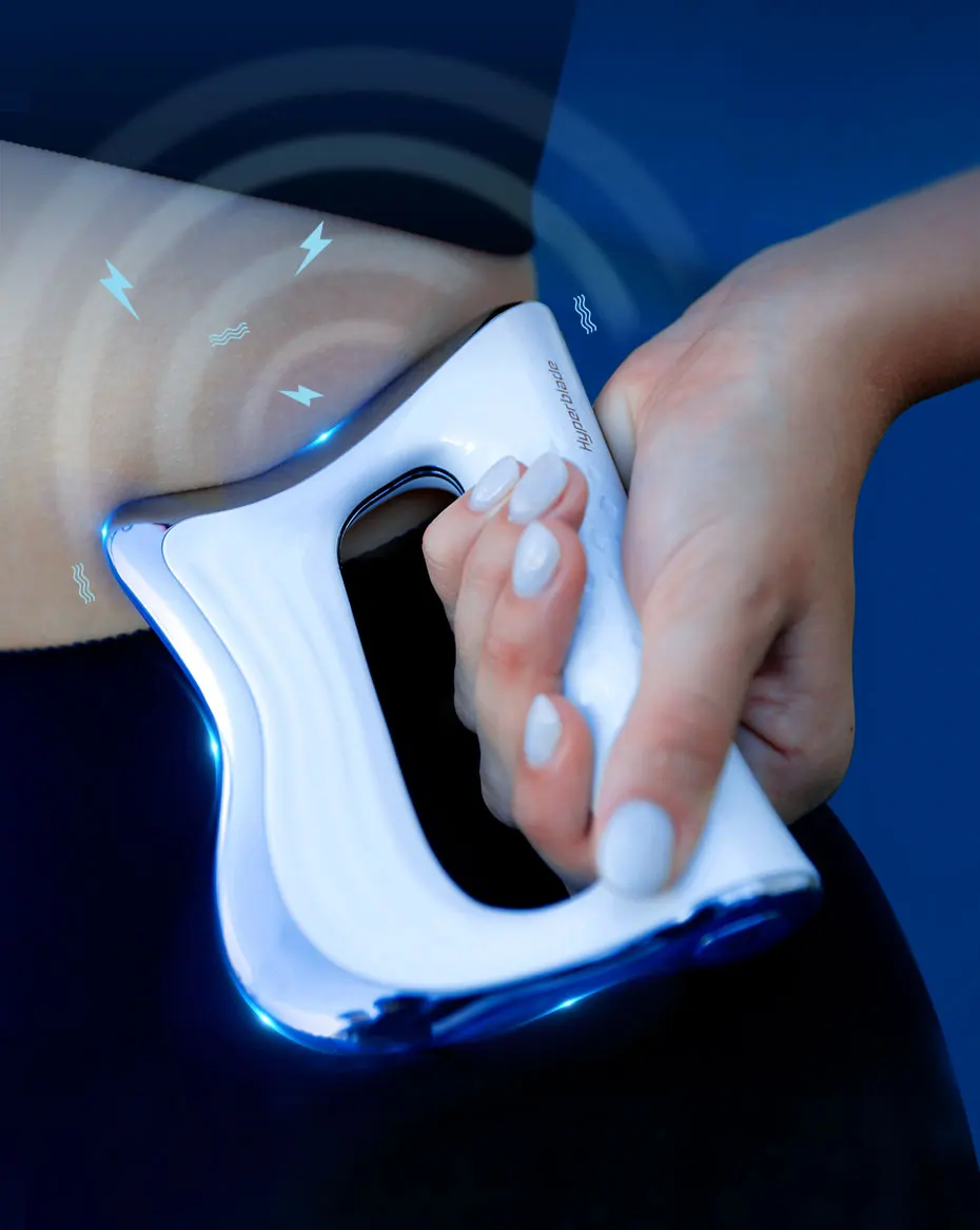 2020 最新设计振动振动便携式按摩器放松肌肉微电流微振动筋膜按摩刀