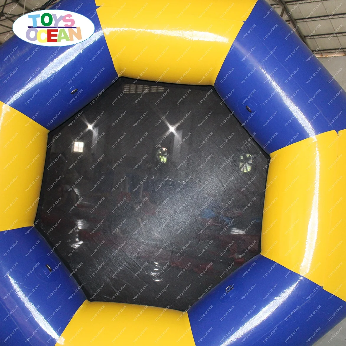 Customized Blue And Green Inflatable Water Trampoline Rental Buy
