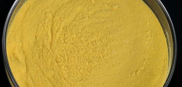 Какой хлорид желтого цвета. Желтый порошок химический. Полиалюминий хлорид формула.