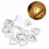 20LEDs batter lights wooden heart string light Festive &Lampparty supplies mini led lighting for house decoration