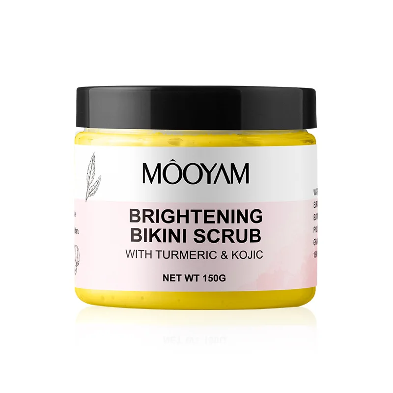 Kojic Acid Turmeric Bikini Body Scrub Remove Dark Spots Bikini Area