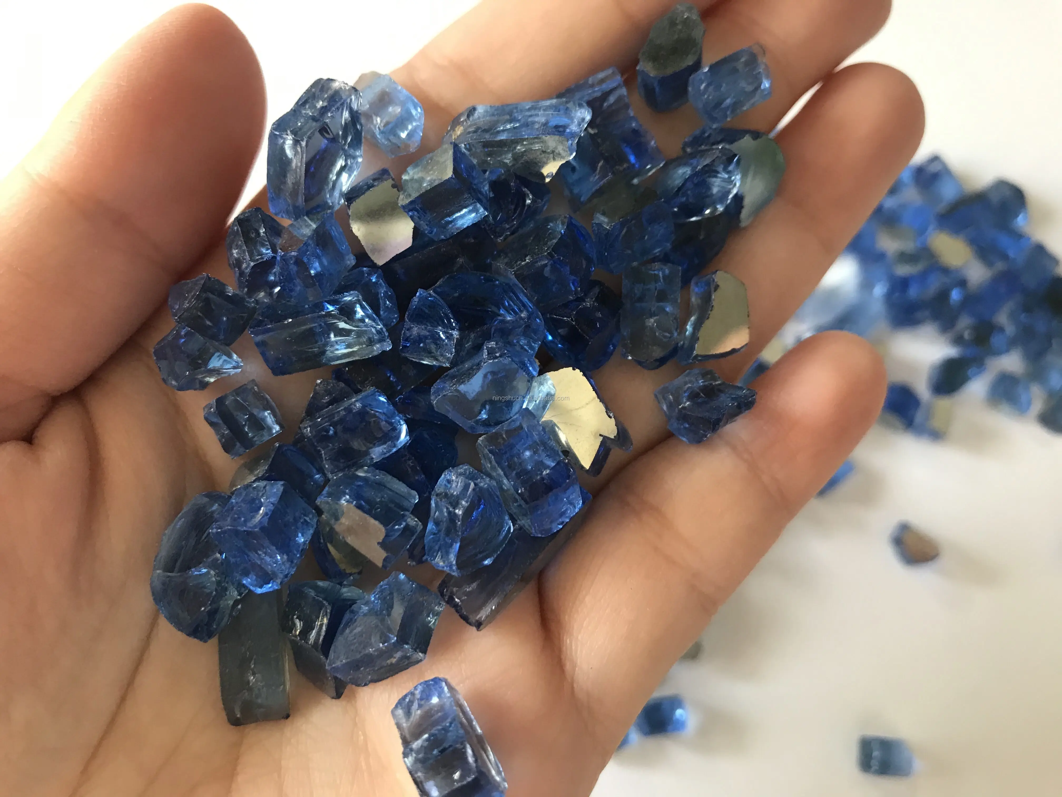 绿松石圆形玻璃珠