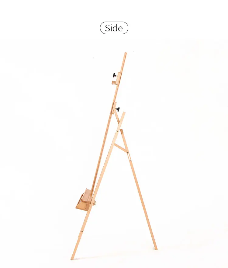Oem Beech Wood Painting Art Gallery Display Artist Stand Wood Easel