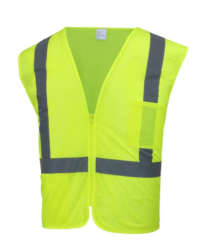 Customized High Visibility Reflective Mesh Safety Vest - KingCare | KingCare.net