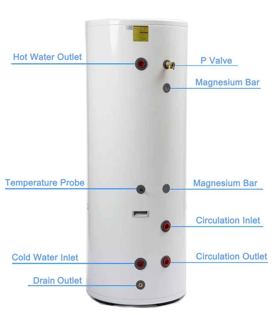 High Quality And Cheap Enamel Coating Storage Water Tank,150l Air To