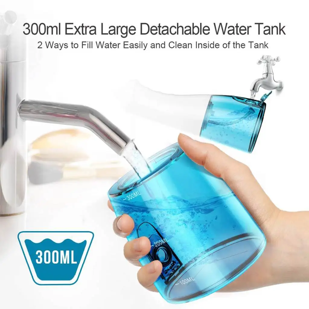 Portable Dental Water Jet Rechargeable Oral Irrigator Water Flosser