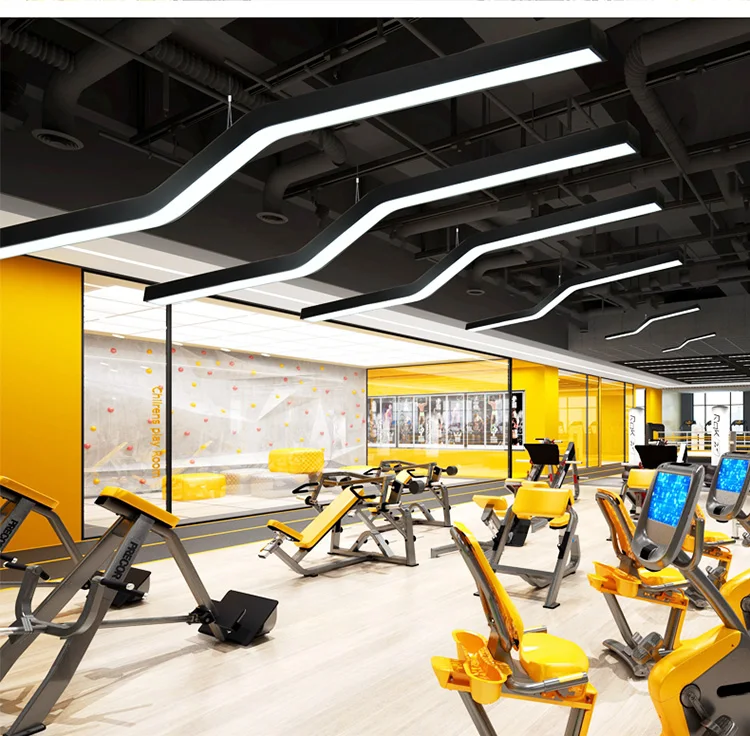 product led gym pendant light for supermarket mall industrial style creative shape internet cafe e sports dance studio special light-8