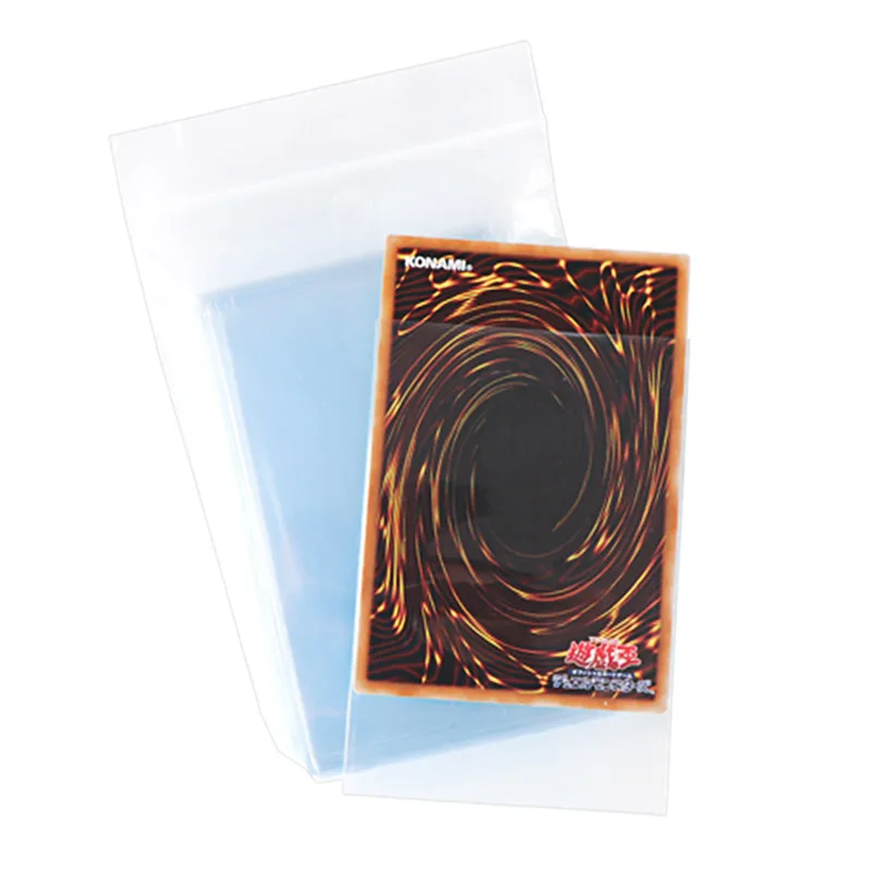 Henwei Custom Board Game 60*88mm Plastic Card Inner Sleeves For Yugioh