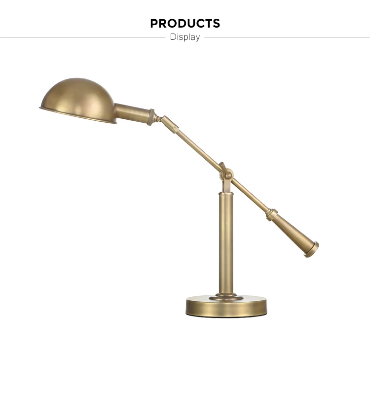 led modern swing arm desk lamp