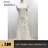 So beautiful cheaper price New style Pure white french net lace embroider full sequins dresses for women