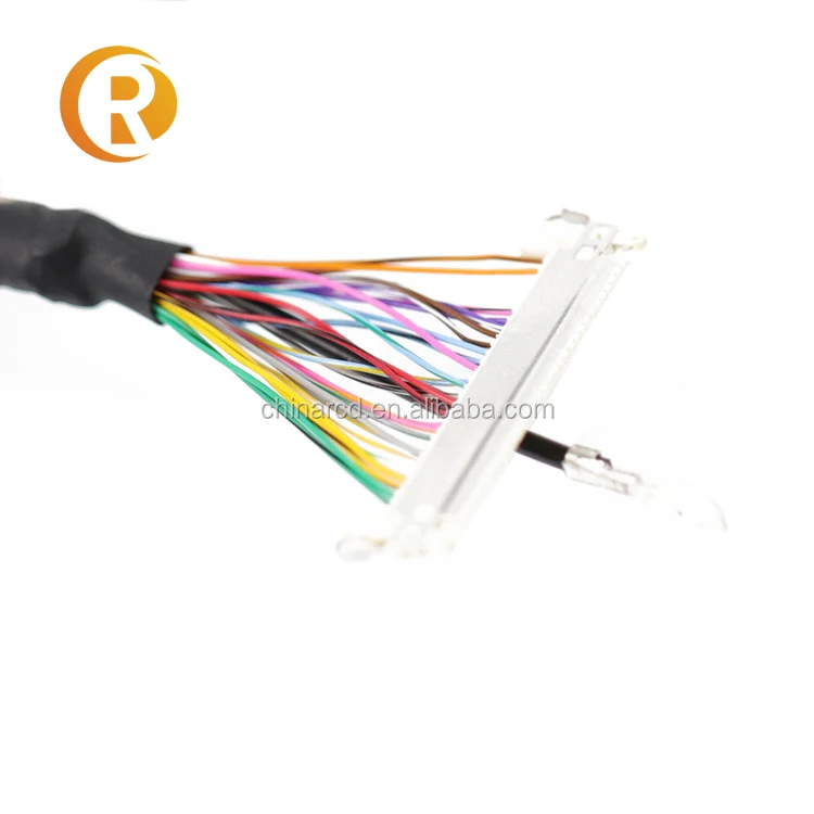 Manufacture 5Pin 25Pin 30Pin Lvds Cable with JST Molex Connector - ANKUX.COM