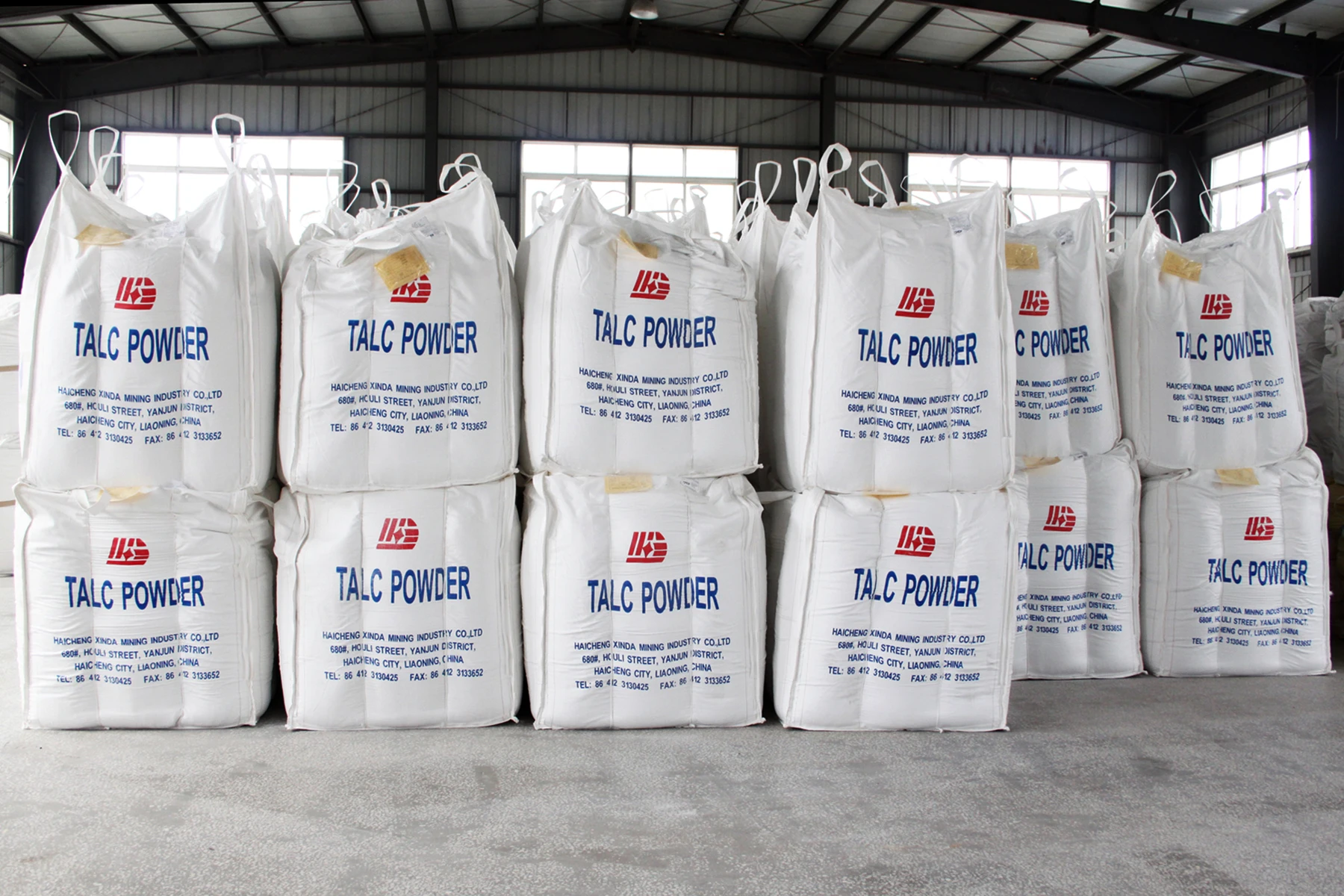 talc powder using in ceramics industry for ceramics body and