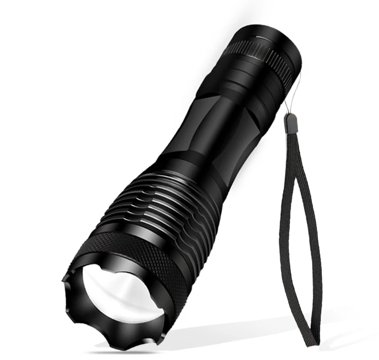 Aluminum flashlight 3AAA or  18650 battery LED Light Tactical Hand Torch Flashlight S04A