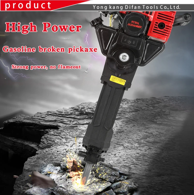 Two-stroke 52cc Heavy Duty Concrete Demolition Jack Hammer - Buy ...