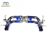 Hing performance exhaust system titanium exhaust valvetronic catback with remote control for Ferrari 488
