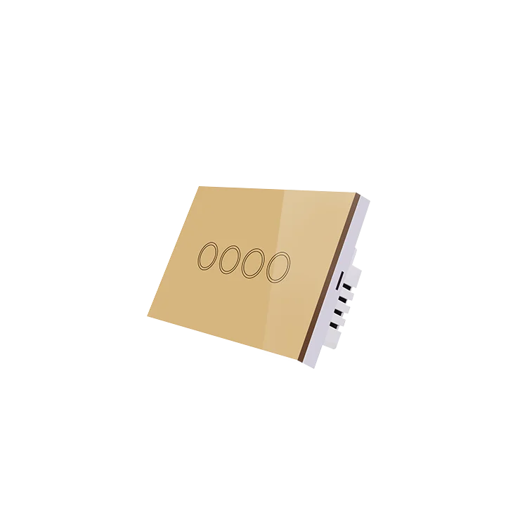 2020 US Standard Wifi 1/2/3 /4 Gang High Quality New Electrical Light Switch Smart Glass Panel Touch Switch
