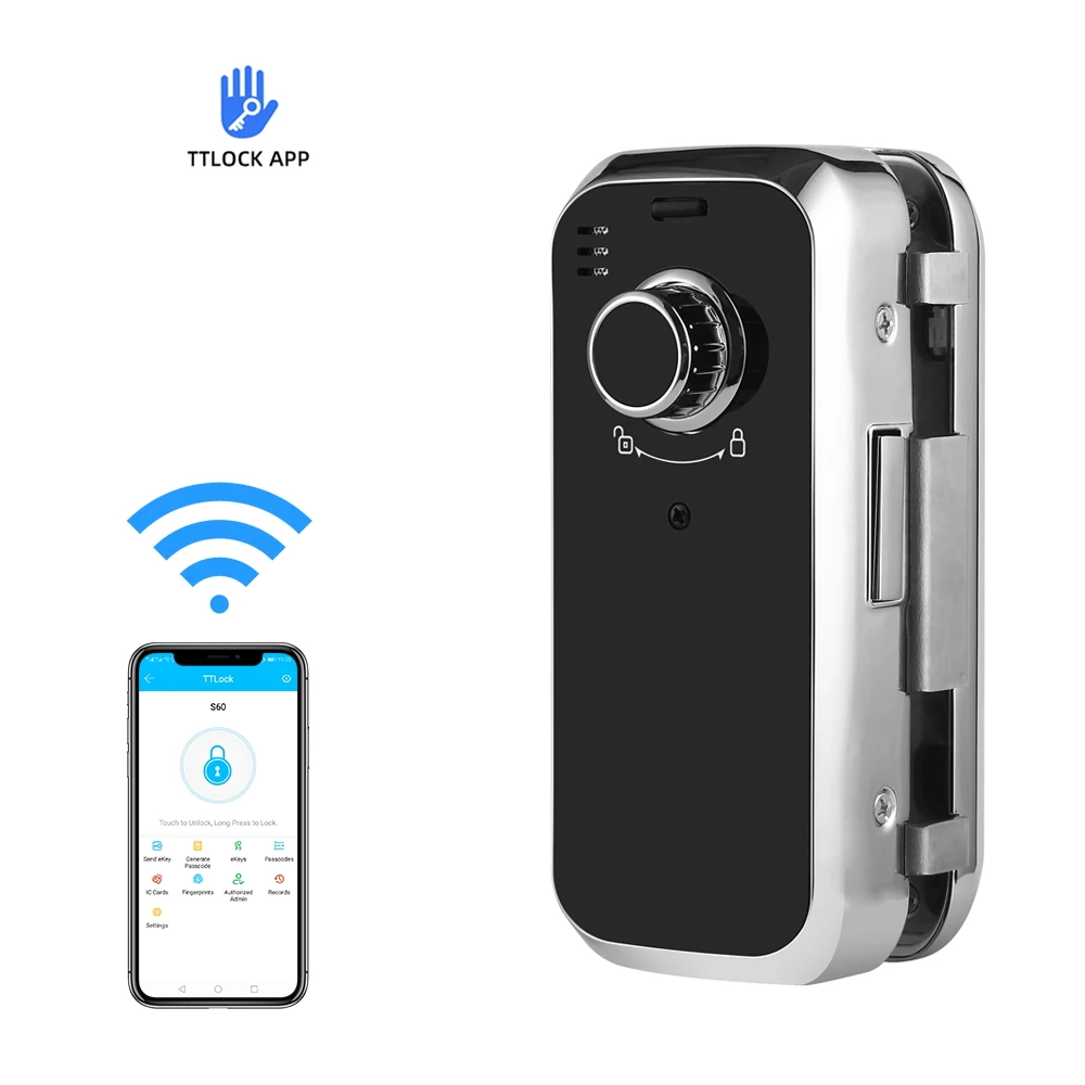 
Glass Keyless Door Lock with Keypad Digital Deadbolt Smart Lock Commercial-Grade Zinc Alloy & Easy Installation USB Port IP55 