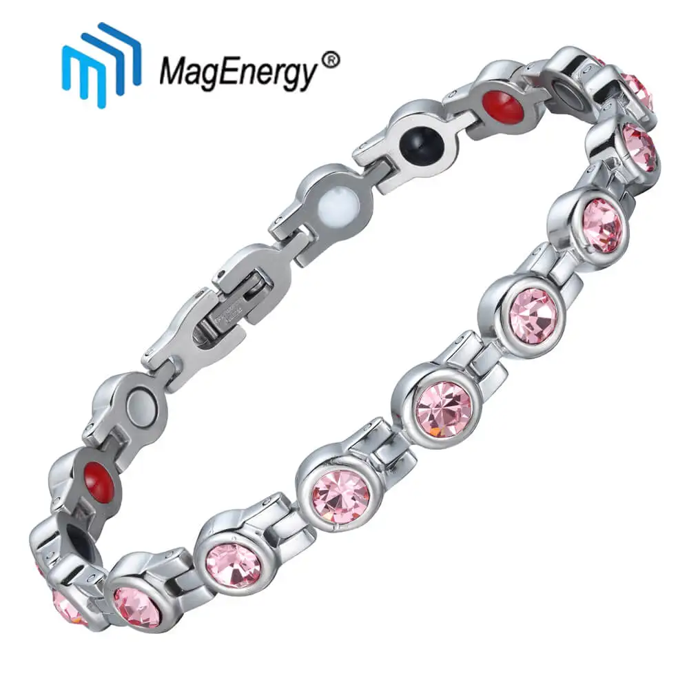 Magenergy Neodymium Therapy Bracelet Jewelry Stainless