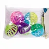 Supplied cheap set cute colourful plastic ball interactive training cat toys