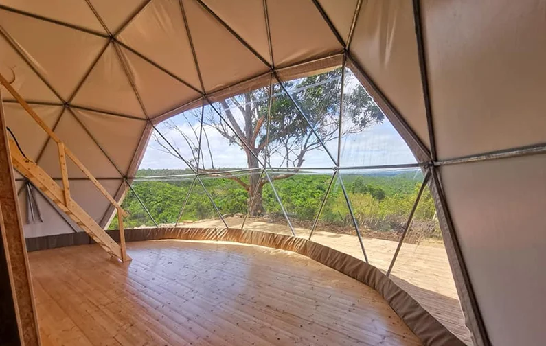 Eco Geodesic Dome Luxury Canvas Glamping Tents From Glamping Tent 8m 6m
