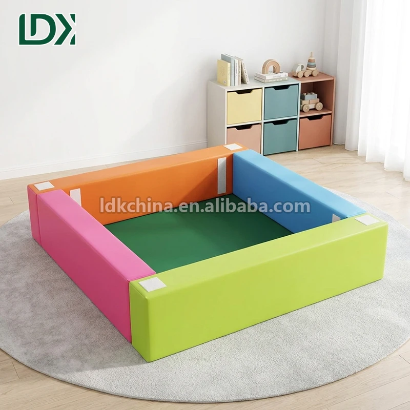 LDK Small Gymnastics Square Pool Kids Training Pit for Kindergarten and Early Education Sports